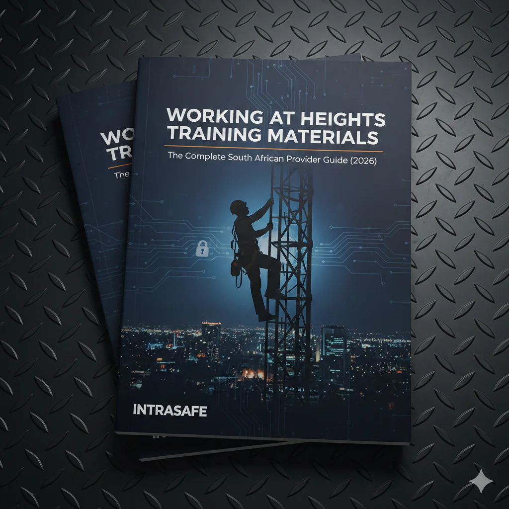 Working at Heights Training Materials FALLTRAC fall protection training material pack — facilitator guide, learner workbooks and assessment tools for South African providers