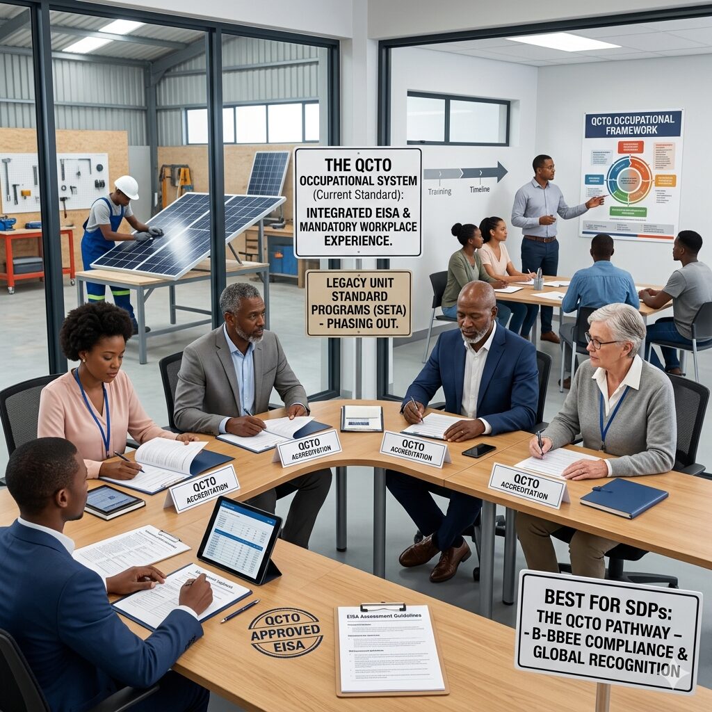 QCTO vs SETA Qualifications Confused by QCTO vs SETA Qualifications? Discover the key differences in accreditation, assessments, and why the 2026 transition matters for your training ROI.